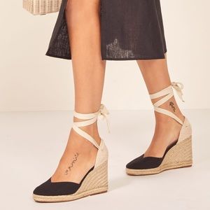 REFORMATION Camille Platform Wedge Espadrilles- 7